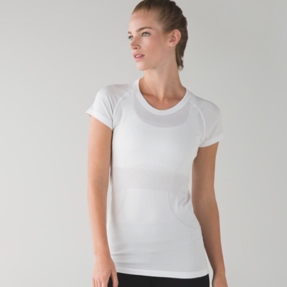 Lululemon Swiftly Tech Short Sleeve Crew white